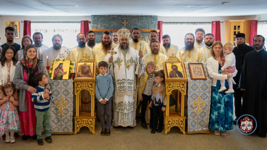 Sf. Ioan Iacob Hozevitul, cinstit în Marea Britanie: Mănăstirea românească din Stanbridge și-a sărbătorit hramul