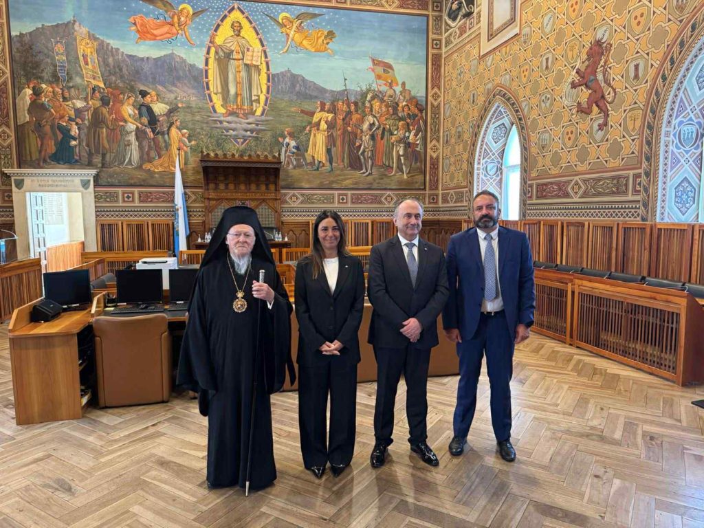 Οικουμενικός Πατριάρxης: Επίσκεψη στο Σαν Μαρίνο και ομιλία στο Ρίμινι