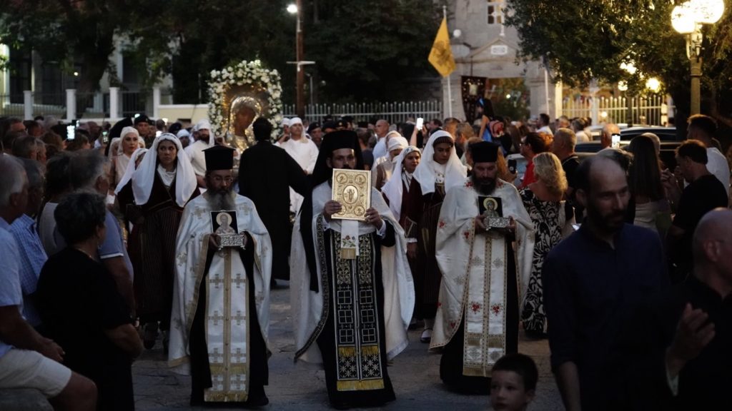 Η Κοίμηση της Θεοτόκου στη Μητρόπολη Λήμνου