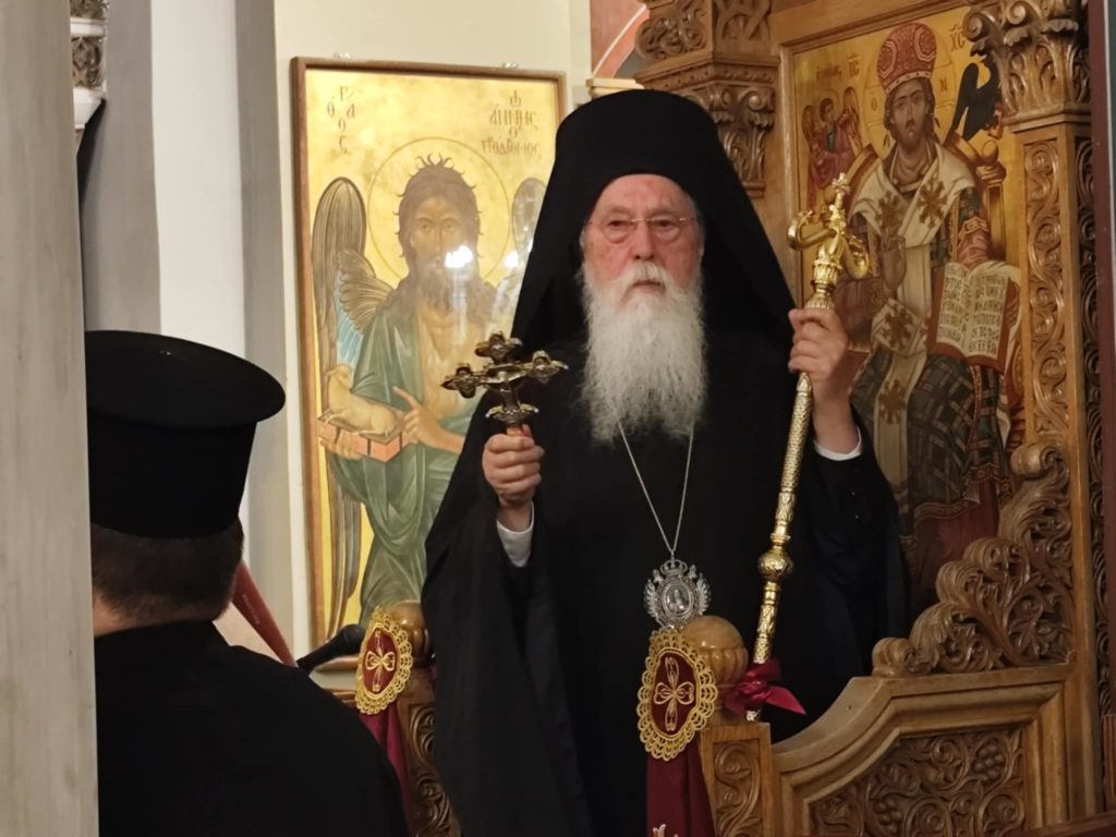 Κατανυκτικός ύμνος για την Μεταμόρφωση του Σωτήρος, στον ομώνυμο ναό της Πλάκας