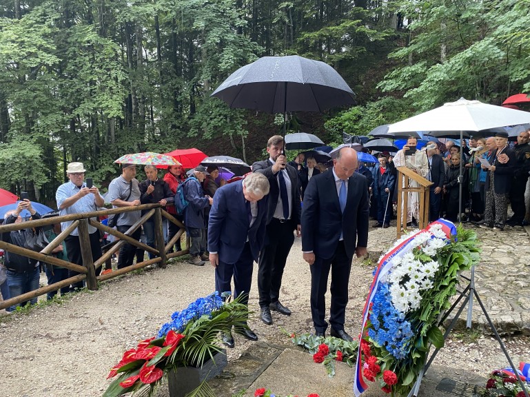 Иерарх Сербской Православной Церкви принял участие в ежегодной церемонии у Владимирской часовни на перевале Вршич