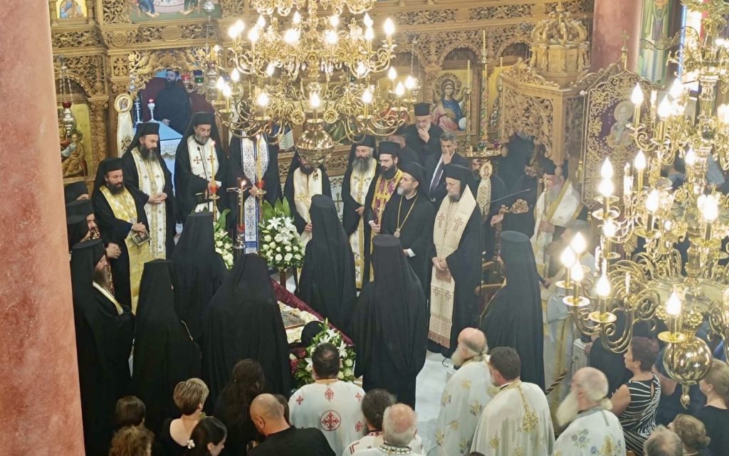 Η Eξόδιος Aκολουθία του μακαριστού Αρχιμανδρίτου Ιερωνύμου Μάγγαλου