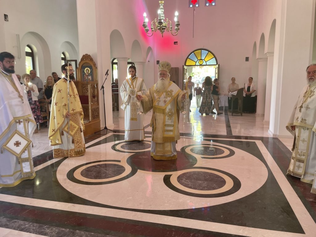 Ο Δημητριάδος Ιγνάτιος στην πανηγυρίζουσα Ιερά Μονή Τιμίου Προδρόμου Συκής