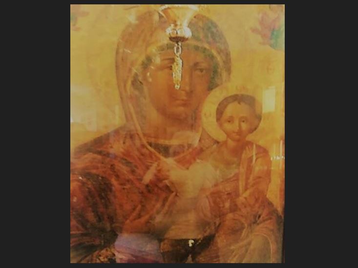 Παναγία η Κερασοβίτισσα, από το Σακαρέτσι του Βάλτου, στο Κεράσοβο της Μακρυνείας