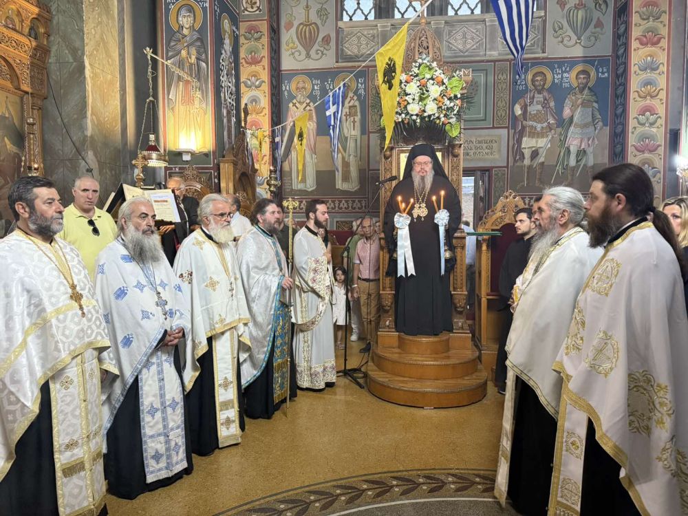 Εσπερινός της Μεταμορφώσεως του Σωτήρος στο ομώνυμο παρεκκλήσι της 1ης Στρατιάς στη Λάρισα