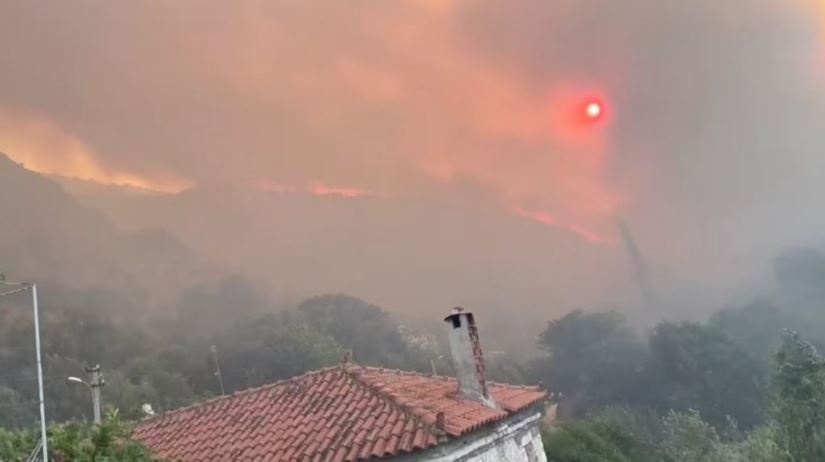 Στη δίνη των πυρκαγιών χωριά της Βορείου Ηπείρου – Κάηκαν σπίτια και εκκλησίες