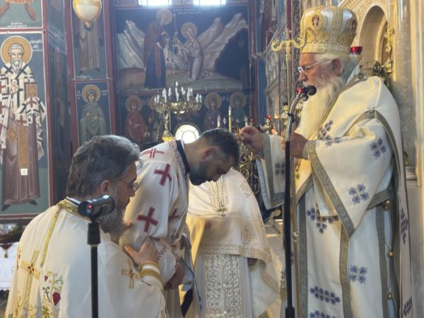 Η εορτή της Μεταμορφώσεως του Κυρίου στην Ι.Μ. Θηβών και η εις Διάκονον χειροτονία του Πέτρου Μανίχη