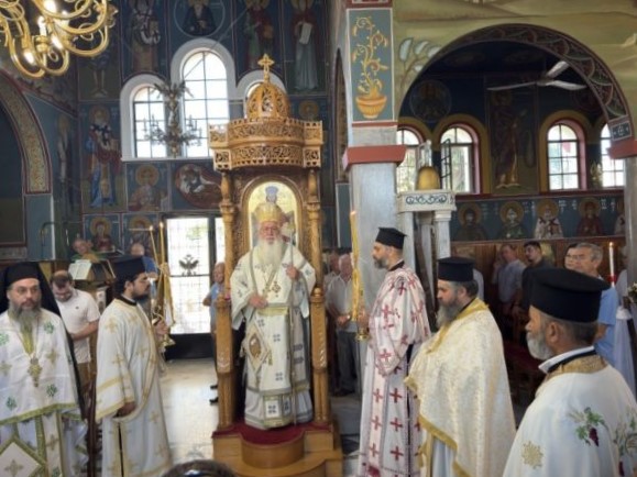 Κυριακή Η΄ Ματθαίου στην Ιερά Μητρόπολη Θηβών 