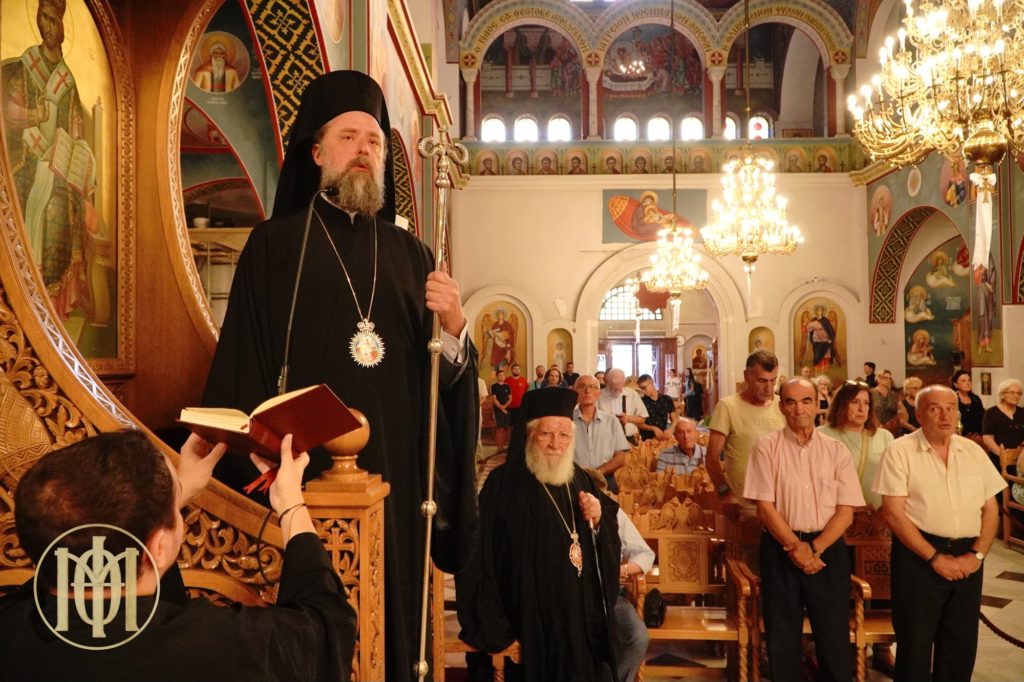 Στην Ενορία Κοιμήσεως της Θεοτόκου Σαράντα Εκκλησιών ο Θεσσαλονίκης Φιλόθεος