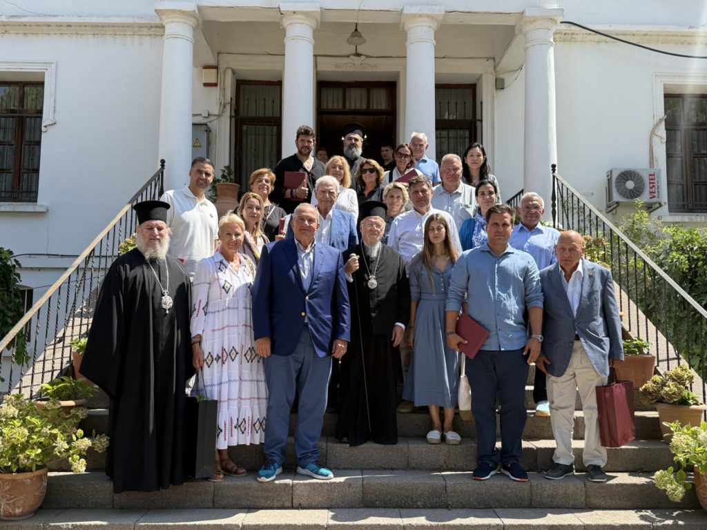 Ίμβρος: Ο Οικουμενικός Πατριάρχης συναντήθηκε με τον πρώην Πρωθυπουργό, Κώστα Καραμανλή