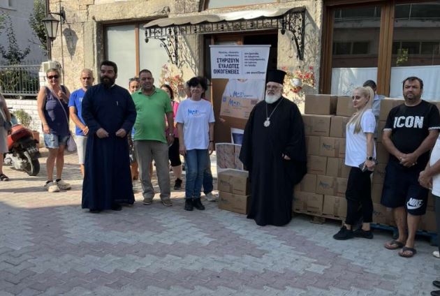 Δέματα επισιτιστικής βοήθειας σε οικογένειες σε Διδυμότειχο και Ορεστιάδα