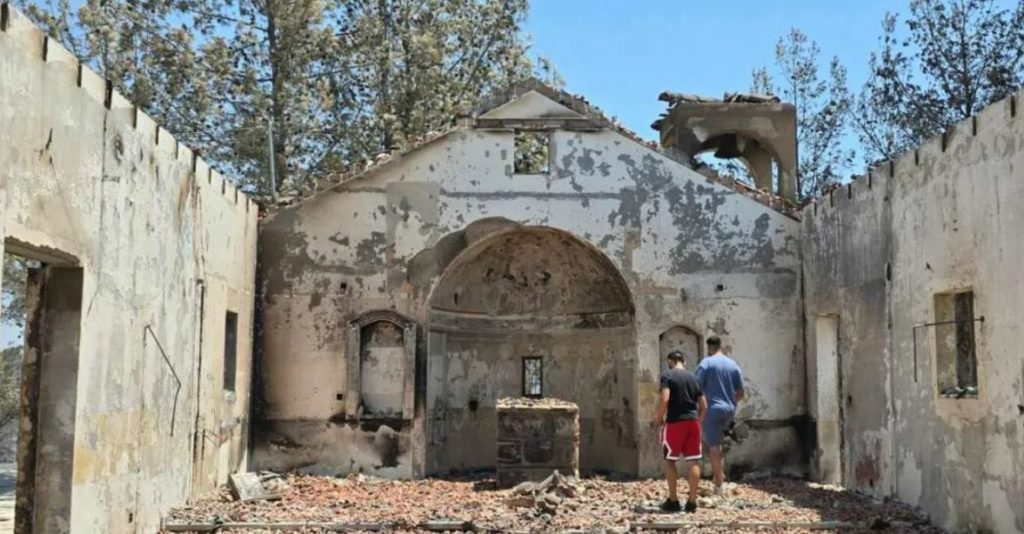 Κύπρος: Ζημιές σε οκτώ μνημεία από την πυρκαγιά
