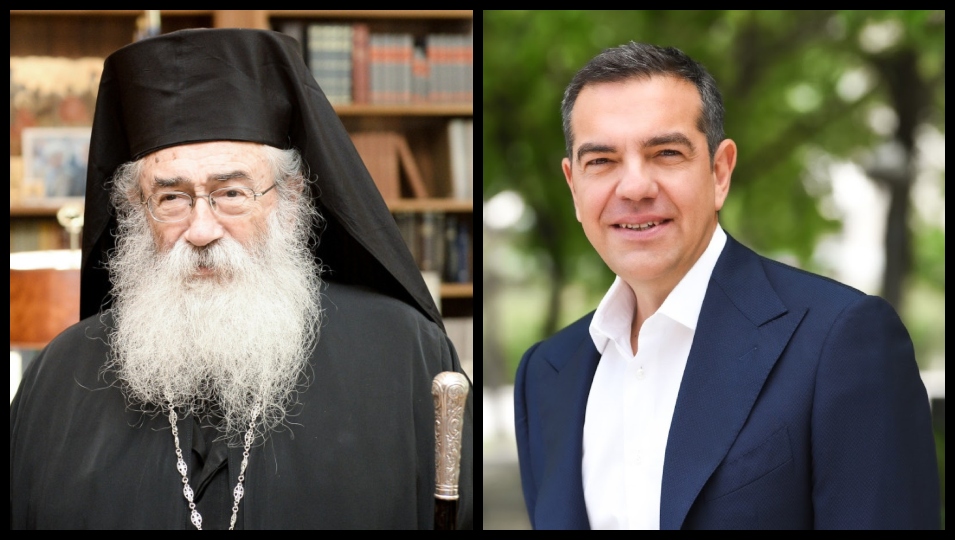 Συνάντηση Αρχιεπισκόπου Σινά με τον Αλέξη Τσίπρα