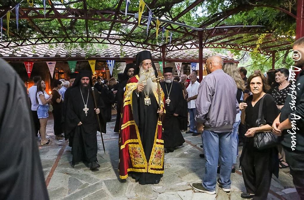 Λαμπρά διπλή Πανήγυρις στην Ιερά Μονή Αγάθωνος