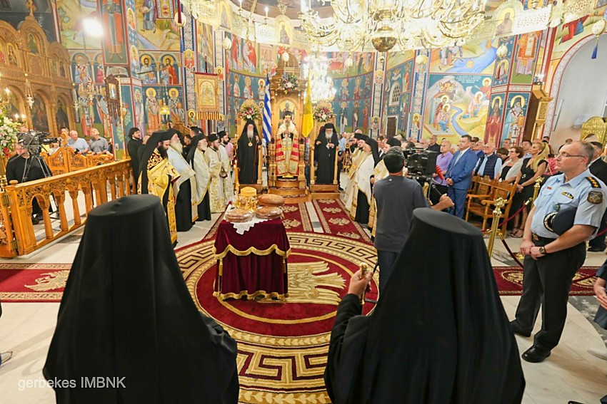 Πολυαρχιερατικός Εσπερινός Κοιμήσεως της Θεοτόκου στην Παναγία Σουμελά στο Βέρμιο