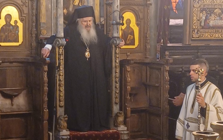 Ο Μηθύμνης Χρυσόστομος στο Θεομητορικό Προσκύνημα της Παναγίας της Αγιάσου