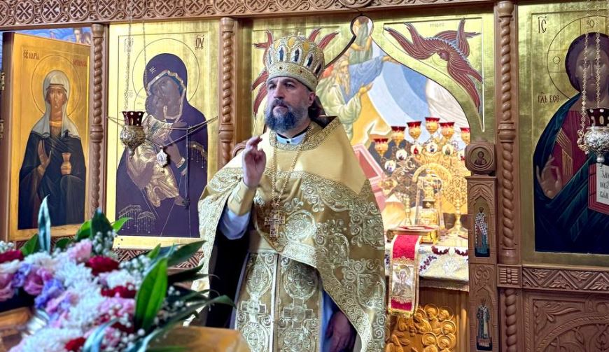 Начальник Русской духовной миссии возглавил богослужение в день престольного праздника подворья в Магдале