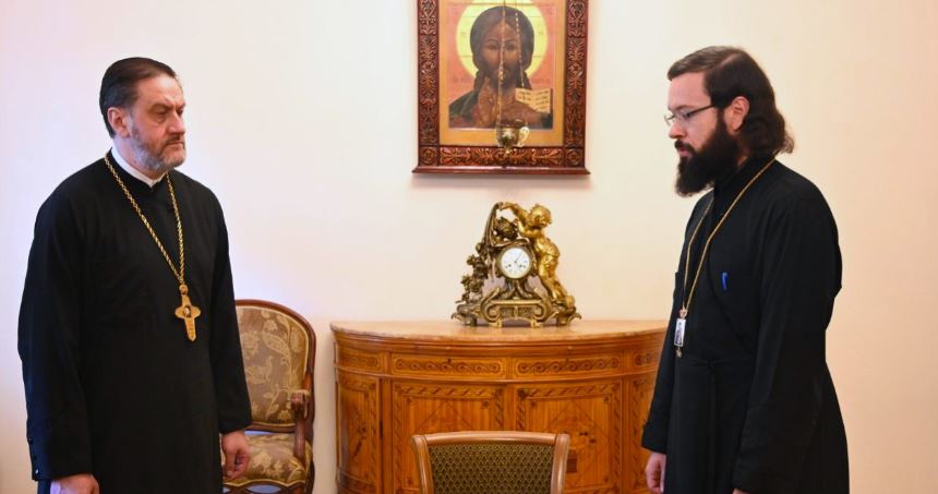 მიტროპოლიტმა ანტონიმ დეკანოზ იგორ ვიჟანოვს გადასცა პატრიარქის ბრძანებულება სსკგ-ის მოადგილის თანამდებობაზე დანიშვნის შესახებ