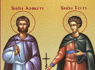 Dëshmorët Foti dhe Anikiti. Oshënarët Palamoni e Kastori. Dëshmor Kapitoni etj. Oshënar Egloni