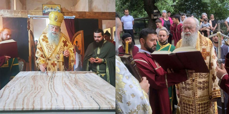 მიტროპოლიტმა იობმა XVII საუკუნის ახლად აღდგენილი ტაძარი აკურთხა