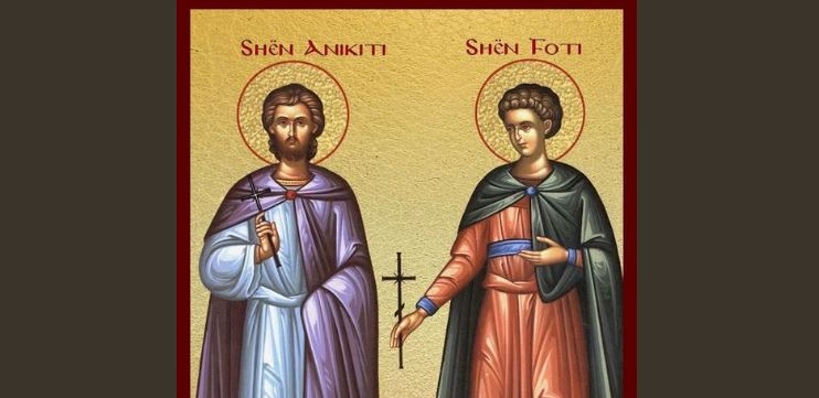 Dëshmorët Foti dhe Anikiti. Oshënarët Palamoni e Kastori. Dëshmor Kapitoni etj. Oshënar Egloni