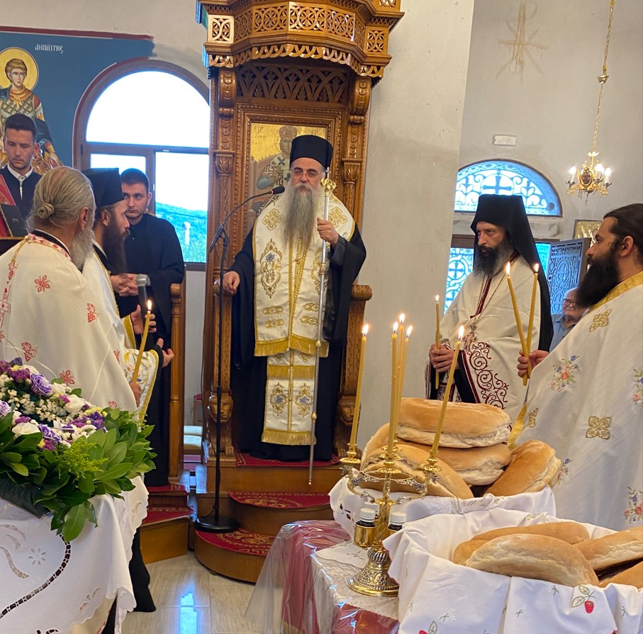 Αρχιερατικός Εσπερινός Αγίου Καλλινίκου στην Περίκλεια