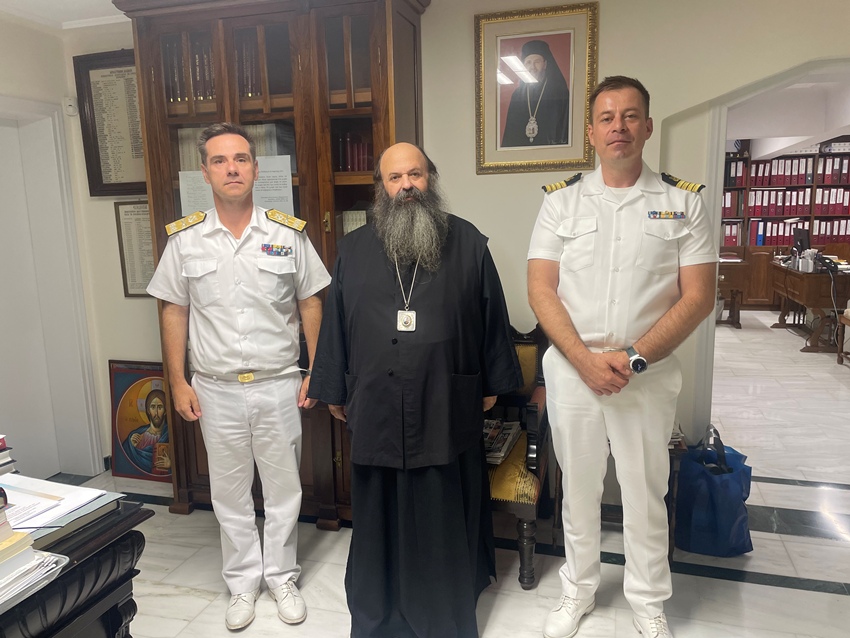 Εθιμοτυπική επίσκεψη του Διοικητή 1ης Περιφέρειας Λιμενικού Σώματος στην Μητρόπολη Κορίνθου