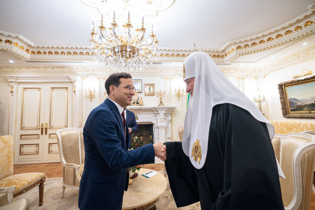 Ο Πατριάρχης Κύριλλος συναντήθηκε με τον Τούρκο Πρέσβη στη Μόσχα