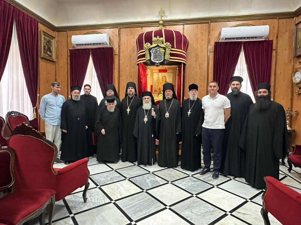 Συνάντηση Πατριάρχη Ιεροσολύμων με Επίσκοπο Νάρβας της Ρωσικής Εκκλησίας της Εσθονίας