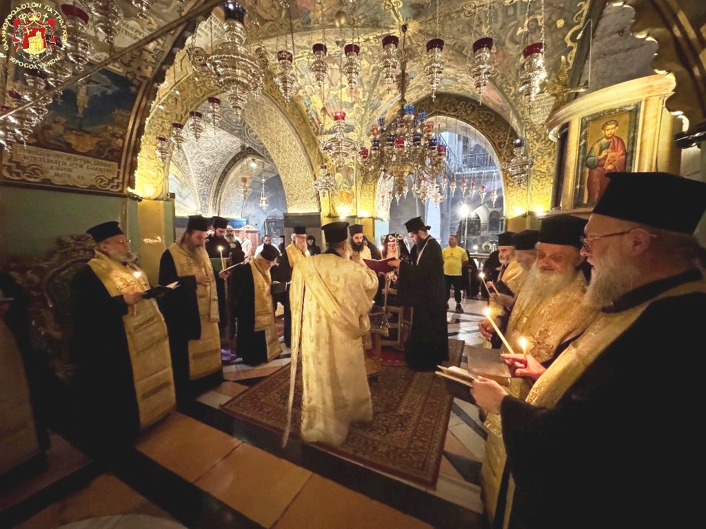 Το 40νθήμερο μνημόσυνο του μακαριστού Αρχιμανδρίτη Αγιοταφίτη Ιννοκεντίου επί του Φρικτού Γολγοθά 