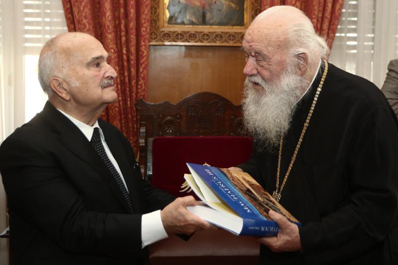 Συνάντηση Αρχιεπισκόπου Ιερωνύμου με τον Πρίγκιπα της Ιορδανίας