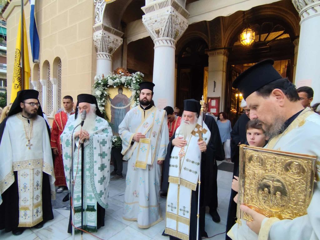Ηθικός αίνος, για την εορτή της χαριτόβρυτης Τιμίας Ζώνης της Παναγίας, στον ομώνυμο ναό της Κυψέλης