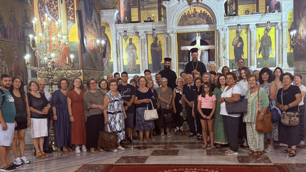 Προσκυνητές από τη Μητρόπολη Χαλκίδος στον Μητροπολιτικό Ναό Γρηγορίου Παλαμά στη Θεσσαλονίκη