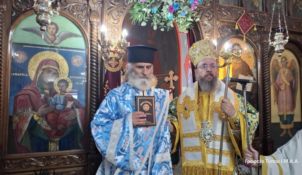 Η εις Διάκονον χειροτονία του Μοναχού Αμφιλόχιου Σταμουλακάτου και η εορτή του Οσίου Συμεών του Στυλίτου στην Ι.Μ. Αιτωλίας και Ακαρνανίας