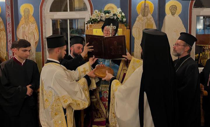 صلاة الغروب عيد ايقونة والدة الاله العجاىبية في الانيا جنوب تركي