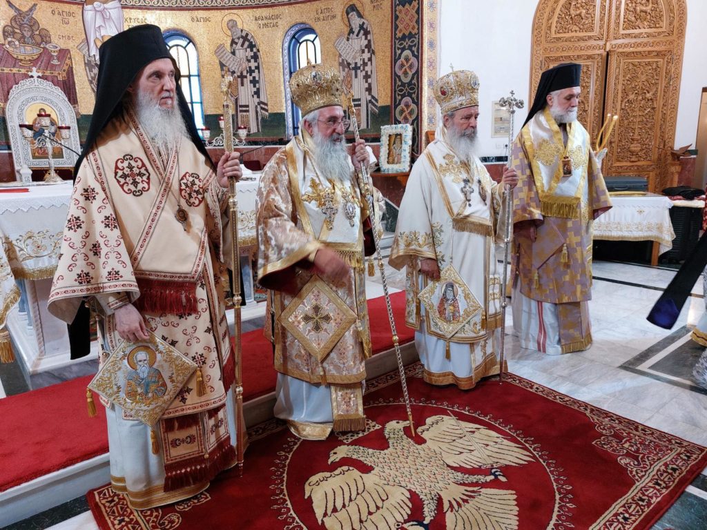 Η εορτή της Ανακομιδής των Ιερών Λειψάνων του Αγίου Νεκταρίου στην Αίγινα