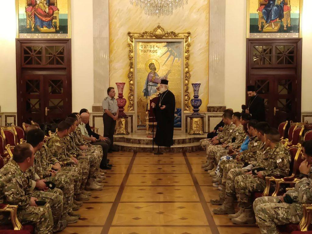 للبابا ثيودروس ثيودوروس يستقبل وفد من القوات المسلحة لجمهورية قبرص في الإسكندرية