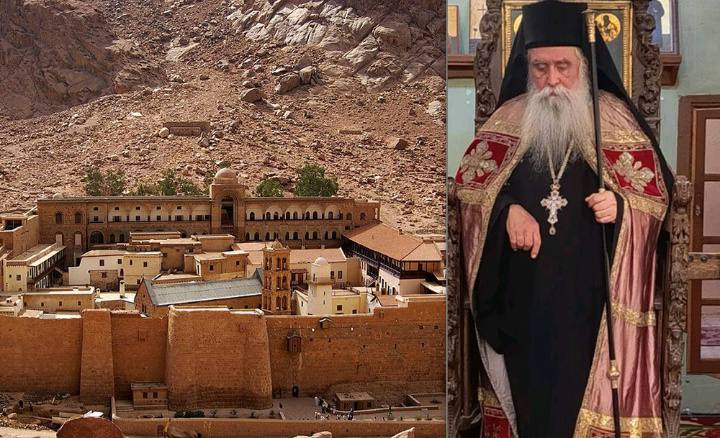 ‎تهنئة من البطريرك المسكوني إلى رئيس دير سيناء الجديد