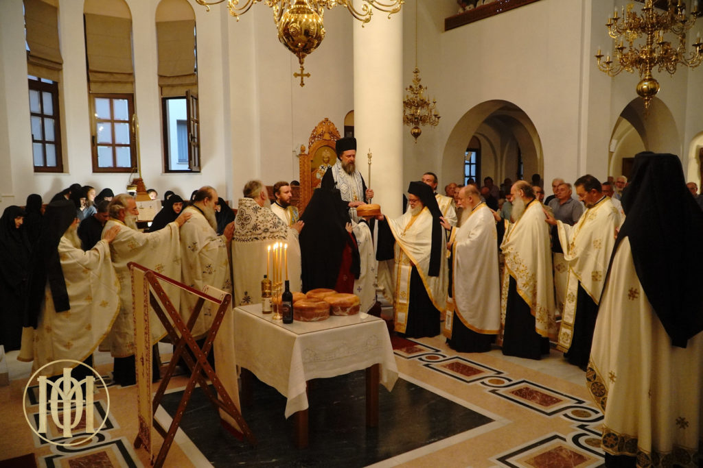 Ο Μητροπολίτης Θεσσαλονίκης στο Ιερό Ησυχαστήριο του Γενεσίου της Θεοτόκου Πανοράματος