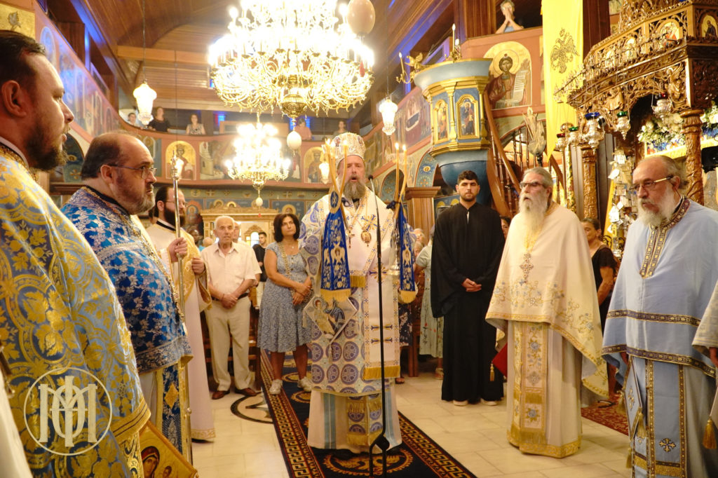 Ο Μητροπολίτης Θεσσαλονίκης στον πανηγυρίζοντα Ιερό Ναό Παναγούδας