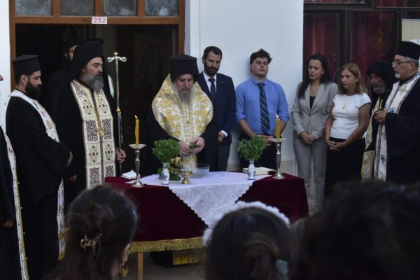 Ο Αγιασμός έναρξης του σχολικού έτους στην Ίμβρο