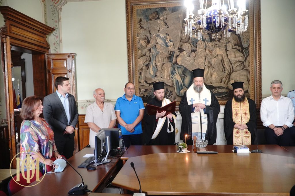 Ο Μητροπολίτης Θεσσαλονίκης τέλεσε τον Αγιασμό στην έδρα της Ε´ Δημοτικής Κοινότητας