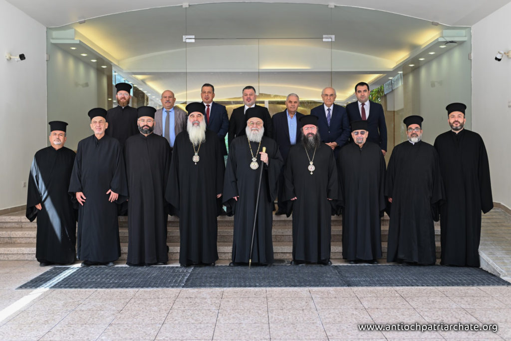 Ο Πατριάρχης Αντιοχείας συναντά ιερείς και Προέδρους Σωματείων