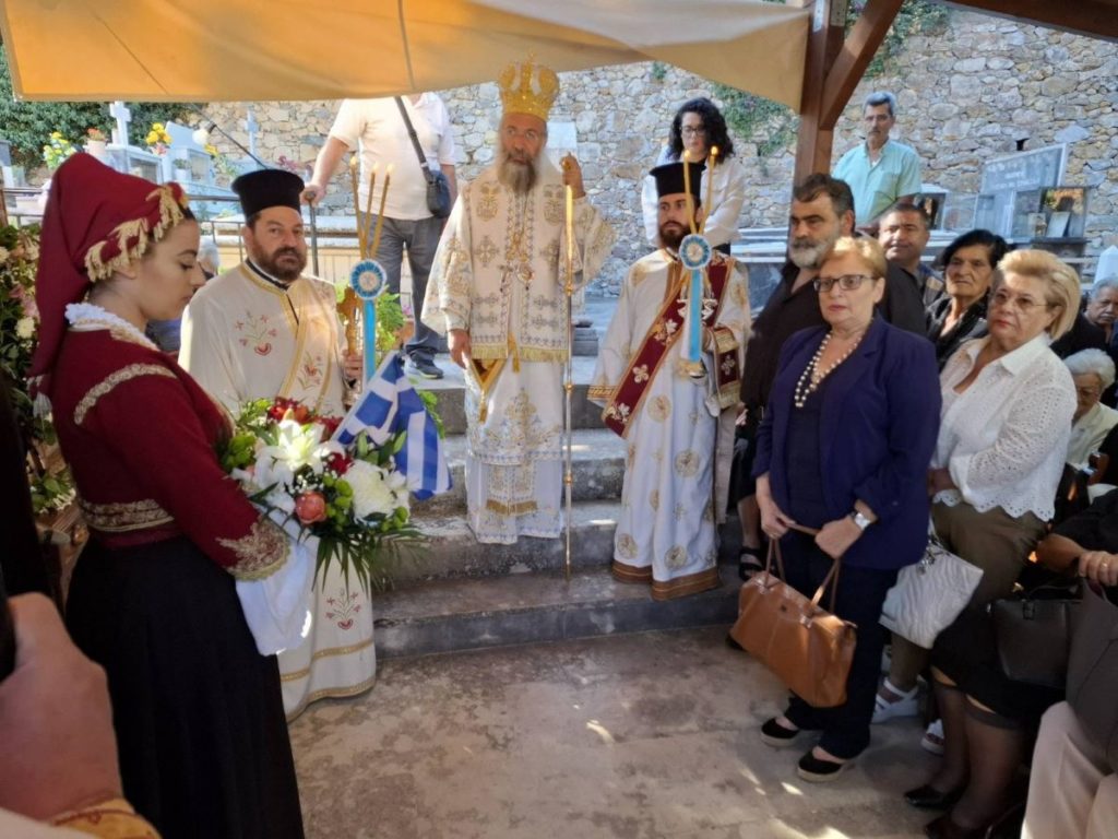 Εορτή Παναγίας Μυρτιδιωτίσσης και Αγίας Ισαποστόλου Θέκλης στη Μητρόπολη Ρεθύμνης