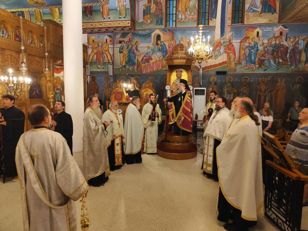 Έκφραση τιμής στον Όσιο Μελέτιο, στον ομώνυμο ναό του στα Σεπόλια