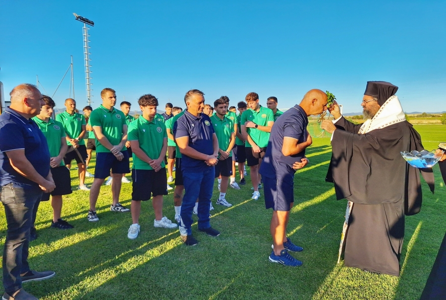 Αγιασμός στις αθλητικές εγκαταστάσεις του Πανθρακικού