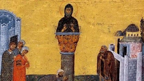 Ο Άγιος Συμεών ο Στυλίτης, ο αιμοσταγής κακοποιός Αντίοχος, η μετάνοιά του και το παράδοξο γεγονός που έζησαν οι στρατιώτες που τον καταδίωκαν!