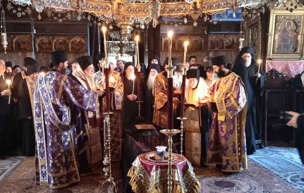 The Funeral Service of the Late Elder Vasilios Gontikakis