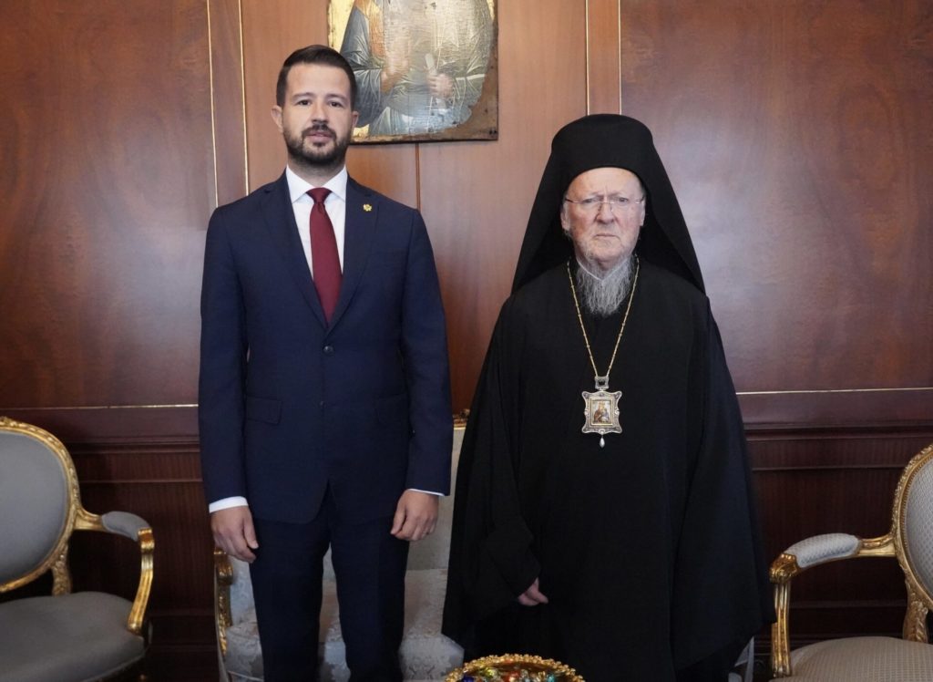 Ο Πρόεδρος της Δημοκρατίας του Μαυροβουνίου στο Οικουμενικό Πατριαρχείο