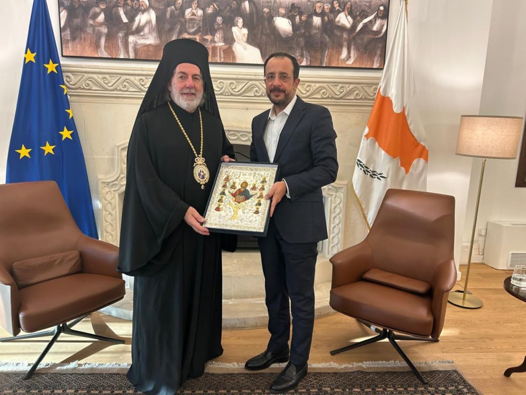 High-Level Meetings of the Archbishop of Thyateira in Cyprus